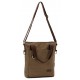 khaki canvas satchel bookbag