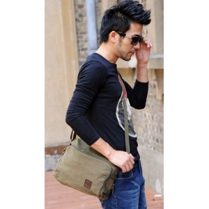 army green IPAD mens messenger bag