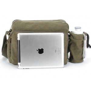 army green canvas shoulder bag