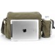 army green canvas shoulder bag