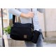 black IPAD mens messenger bag canvas