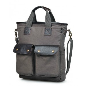 Canvas messenger bag, canvas satchel for women - BagsEarth