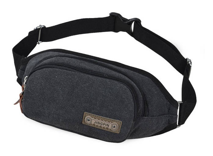 Fanny pack, canvas waist pack - BagsEarth
