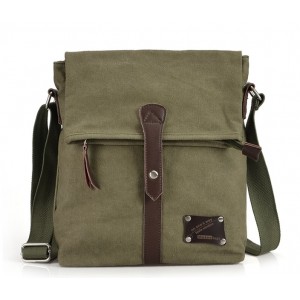 Men canvas satchel, men's canvas messenger bag - BagsEarth