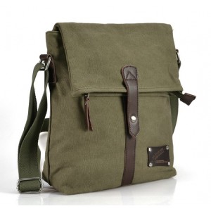 Men canvas satchel, men's canvas messenger bag - BagsEarth