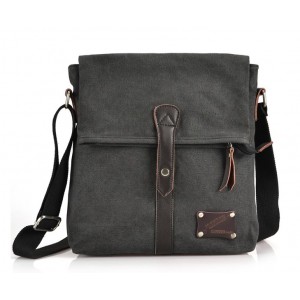 Men canvas satchel, men's canvas messenger bag - BagsEarth