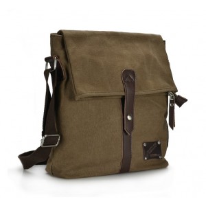 Men canvas satchel, men's canvas messenger bag - BagsEarth