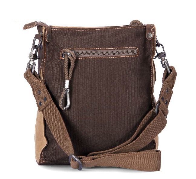 Canvas shoulder bag, man bag - BagsEarth