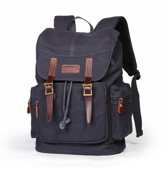 Travel Canvas Laptop Rucksacks For College - BagsEarth