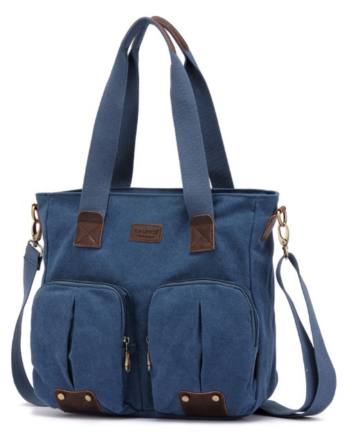 Canvas shoulder bag schoolbag super cute for school - BagsEarth